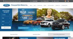 Desktop Screenshot of pinewoodparkford.com